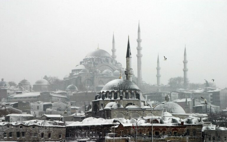 Istanbul sous la neige